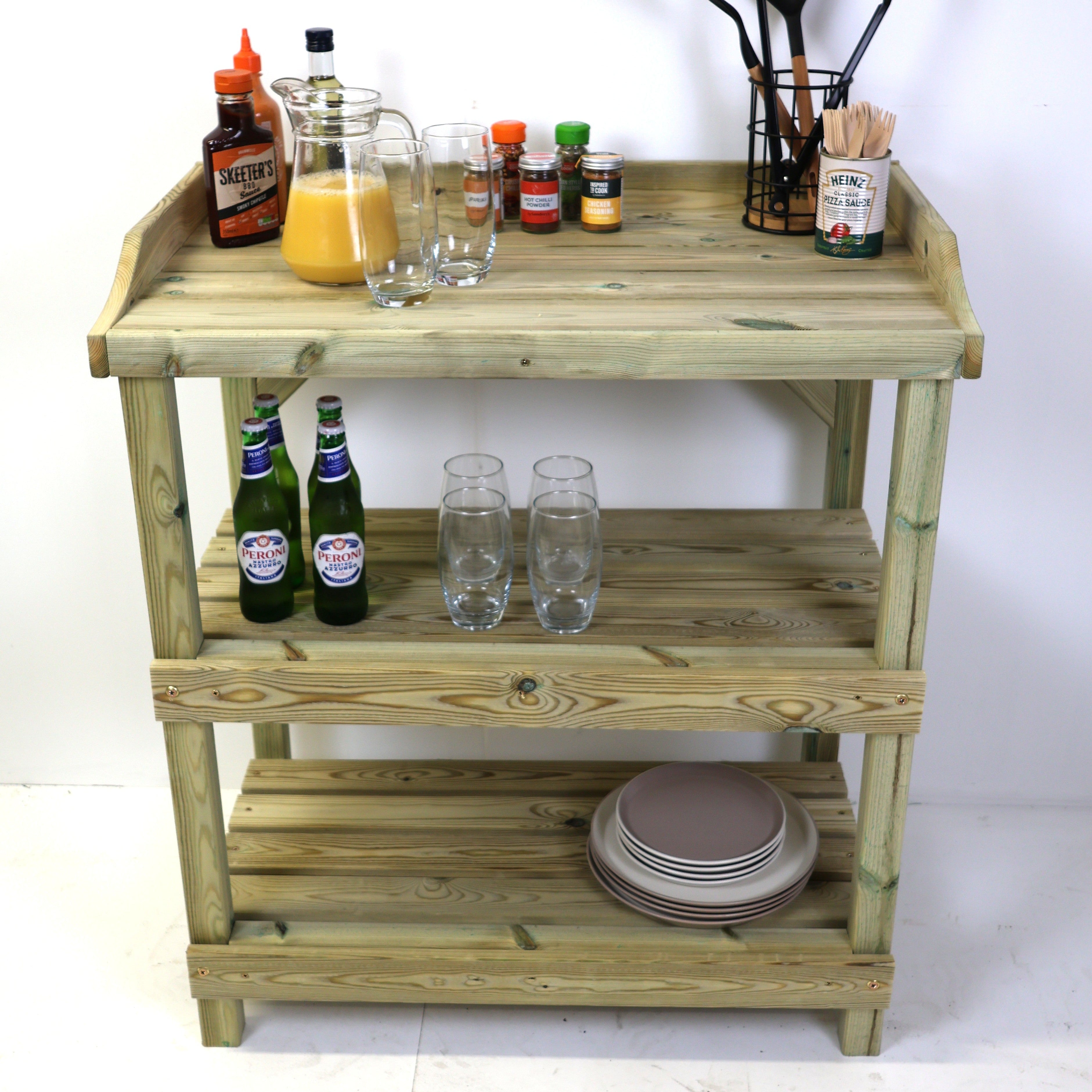 BBQ preparation table