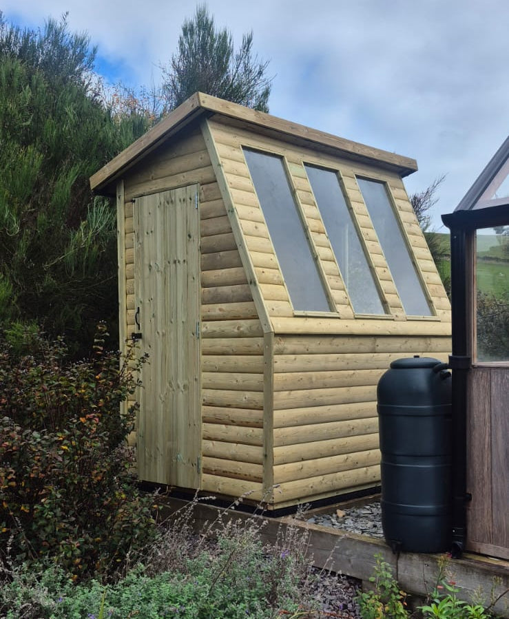 SMALL DELUXE POTTING SHED 5x7 – Churnet Valley Garden Furniture