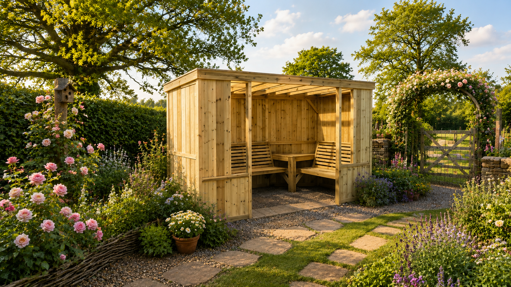 Luxury Outdoor Garden Rooms & Garden Seating