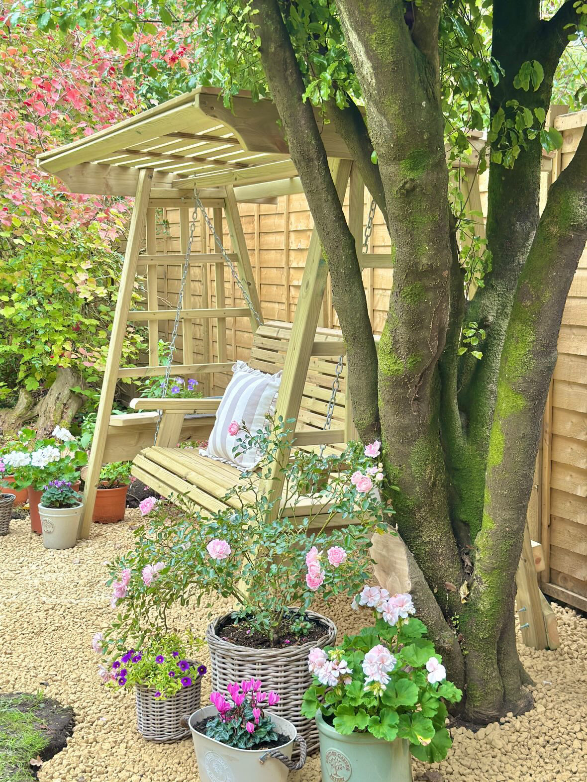 Cottage Swing - Sits 3 – Churnet Valley Garden Furniture