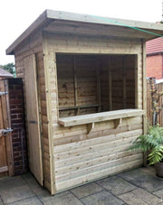 6x4.5 pressure-treated timber outdoor garden bar