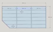 20ft x 10ft corner summerhouse and shed floor plan
