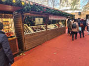 6m x 2m wooden seasonal event chalet