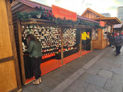 Pressure-treated 6m timber market chalet