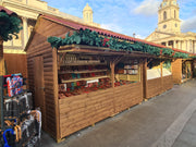 Pressure-treated Edinburgh Christmas market chalet
