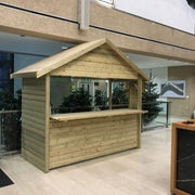 3m x 1.2m indoor timber market chalet