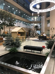 3m wide indoor market chalet for exhibitions