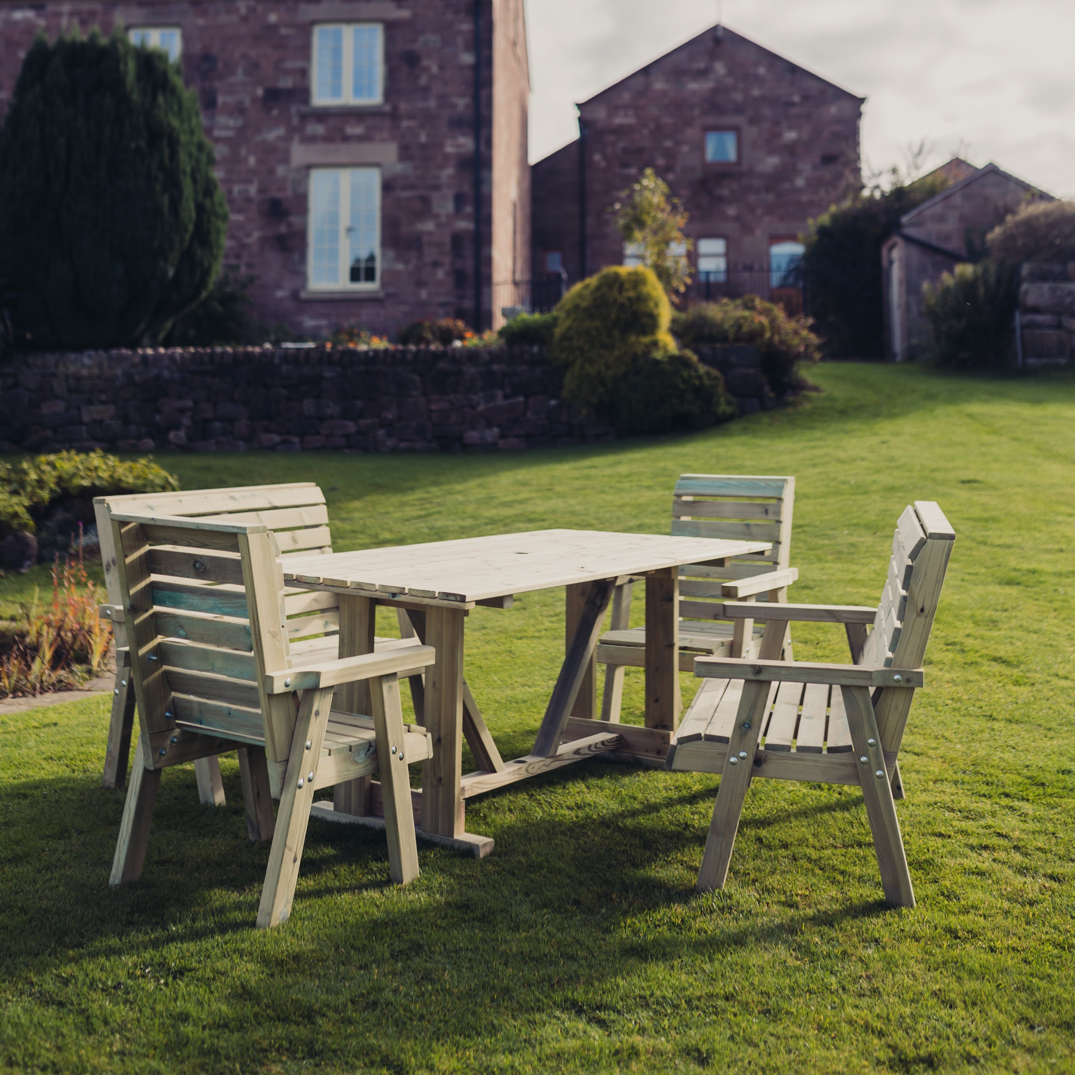 NEIGHBORHOOD × HXO / W-MODULAR TABLE SET CLOVER TABLE SET - 179CM TABLE 2XC 2XB – Churnet Valley Garden