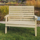 wooden garden bench