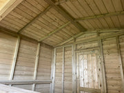 Commercial timber market stall chalet