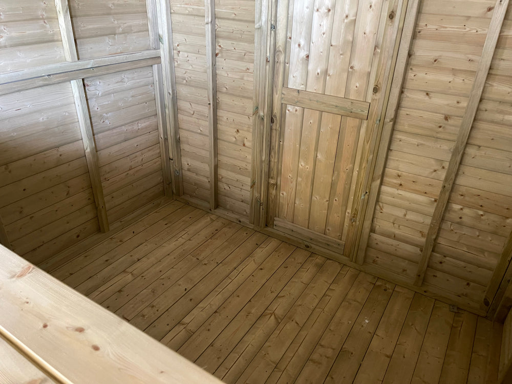 2.4m x 2m wooden event chalet