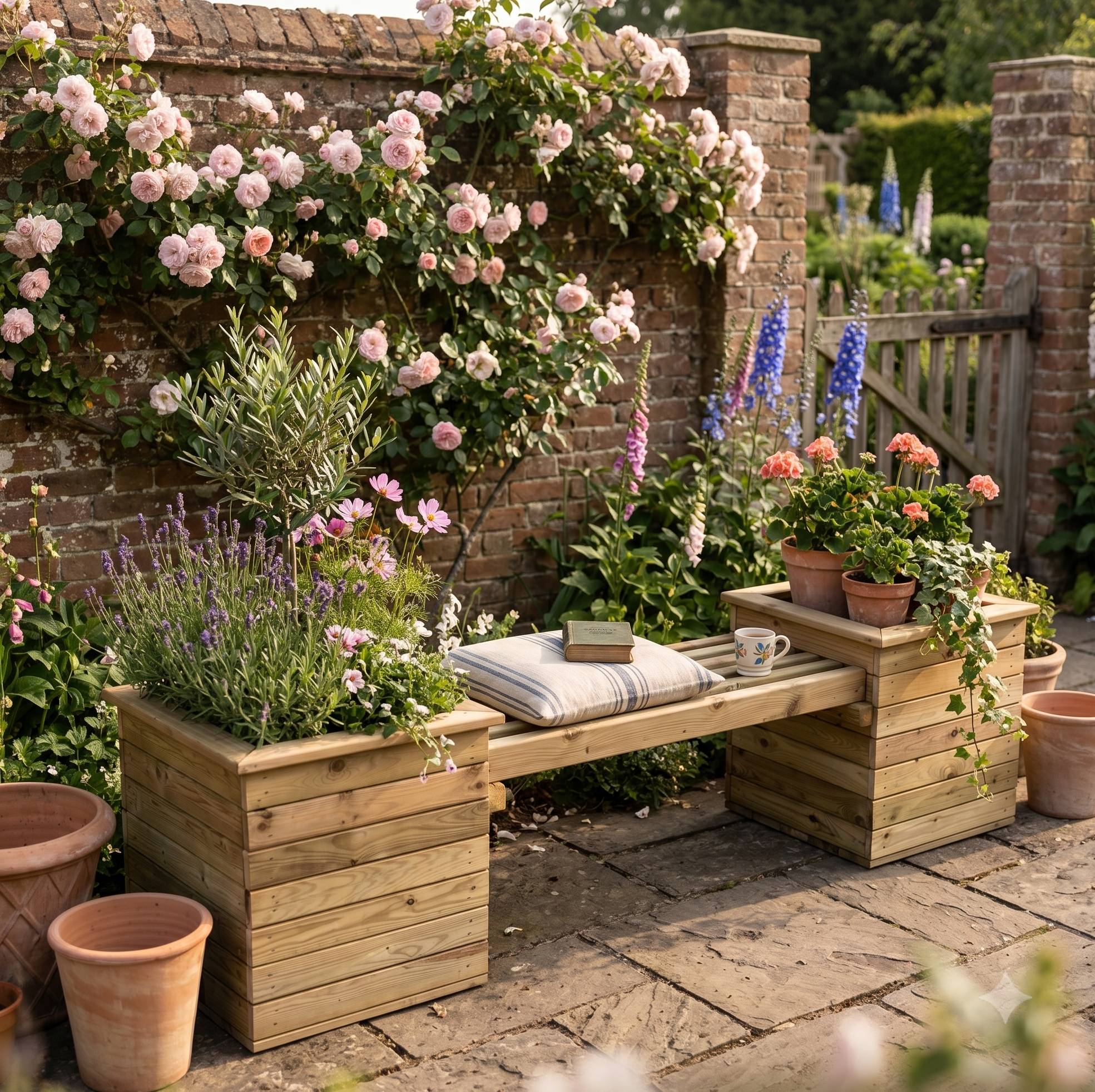 PLANTER BENCH – Churnet Valley Garden Furniture