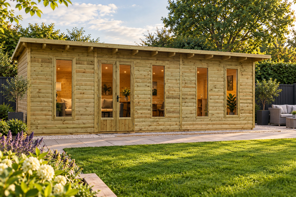 Alton Pent Summerhouse 24ft x 10ft
