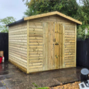 Heavy duty apex garden shed without windows
