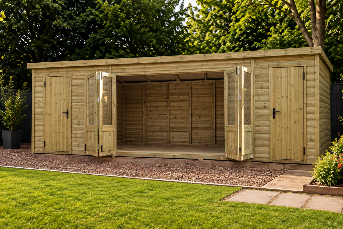 Buxton Summerhouse / Shed Combi 20ft x 10ft