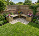 corner bench plante