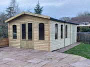 Dovedale 20ft x 12ft summerhouse and shed combination building
